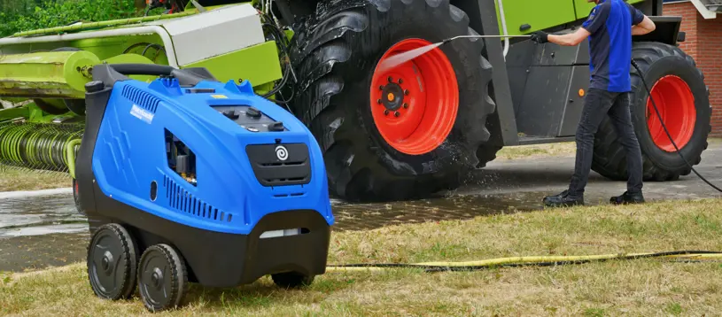 Mobiele heetwater hogedrukreiniger